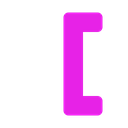 openbracketpink