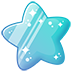 2hstickerstarblu