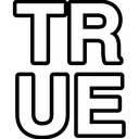 true