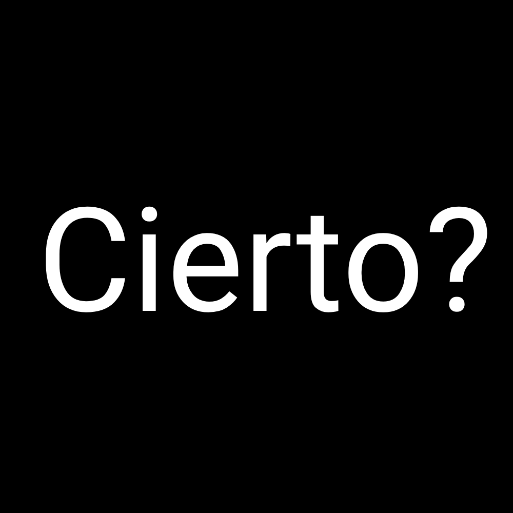 cierto